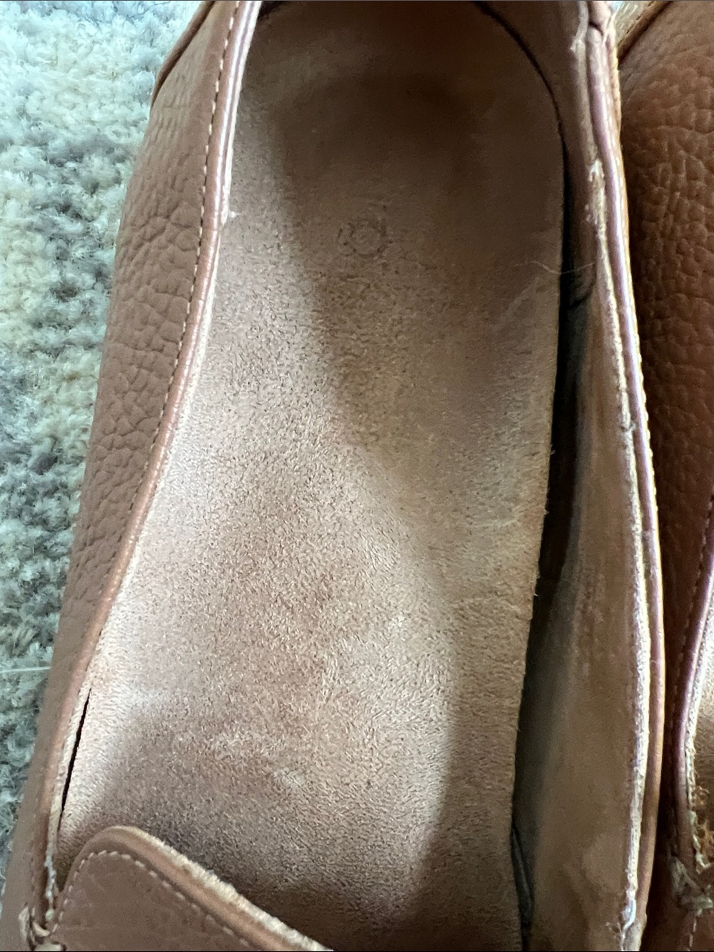 VIONIC Elora Toffee Leather Driving Loafers 10 Comfort Casual Work fall travel - Picture 4 of 8